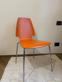 Sedie Ikea arancioni