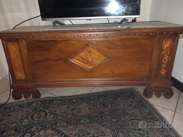 Cassapanca legno massello