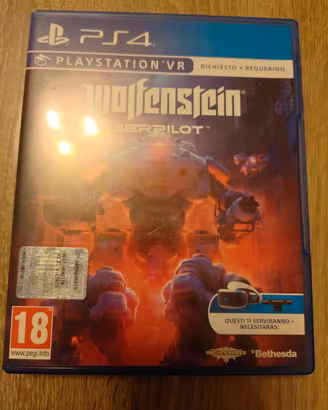 Gioco per vr PS4  Walfesnstein 