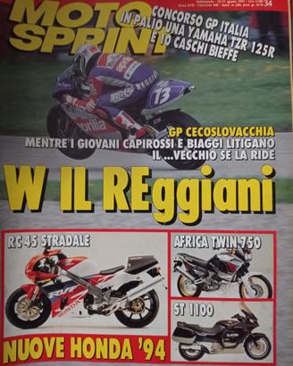 Rivista MOTOSPRINT numero 34 del 1993