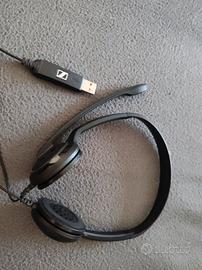 cuffie usb con microfono sennheiser call center