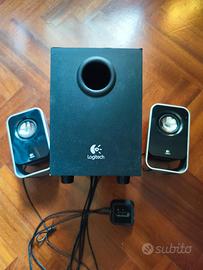 Impianto audio per pc 2 casse + subwoofer Logitech