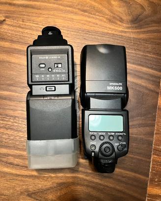 Flash Meike MK600 e Sigma EF-530 per Canon