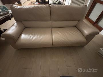 Divano letto 3 posti pelle, Divani & Divani