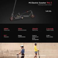 Monopattino XIAOMI Mi Electric Scooter Pro 2