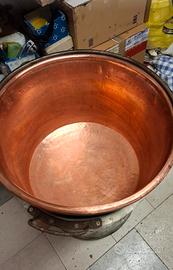 Grosso paiolo in rama