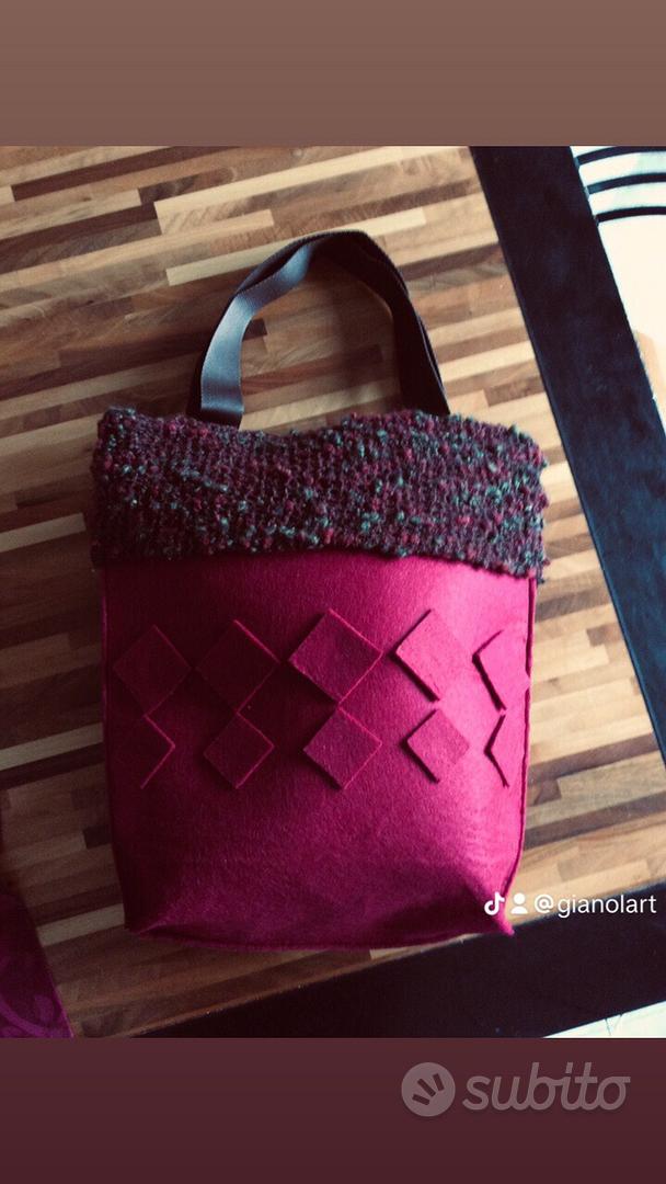 Borsa in pannolenci Abbigliamento e Accessori In vendita a Padova