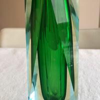 Vaso Murano vetro sommerso F. Poli