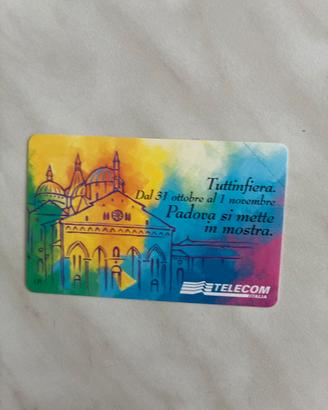 Scheda telefonica telecom anni 2000