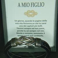 Bracciale "A MIO FIGLIO "