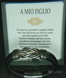 Bracciale "A MIO FIGLIO "