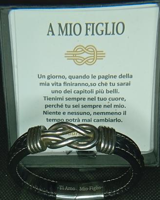 Bracciale "A MIO FIGLIO "