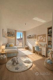 Trilocale al piano terra con posto auto