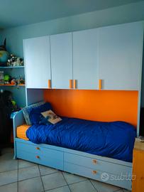 cameretta ponte armadio scrivania 