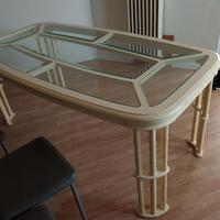 Tavolo in legno laccato