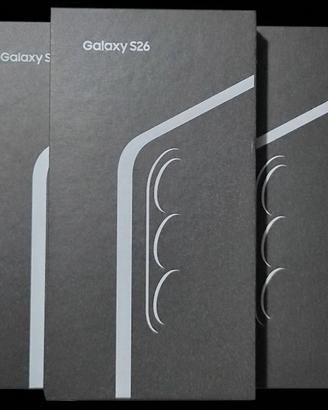 3 S26 Black 512 GB Sigillati e Samsung Watch8 44mm