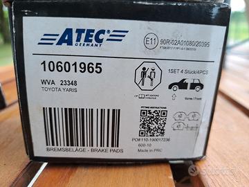 yaris toyota  pastiglie freni 