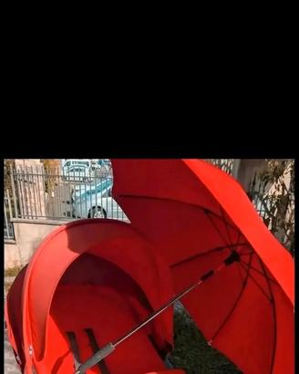 trio passeggino stokke rosso più kit invernale 