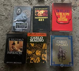 Lotto libri romanzi narrativa storia saggistica