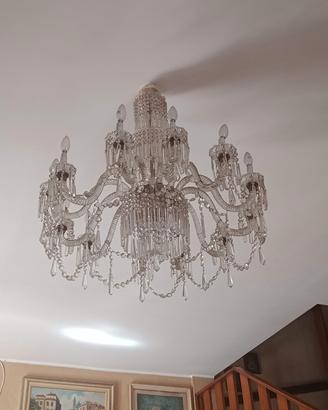lampadario cristallo 