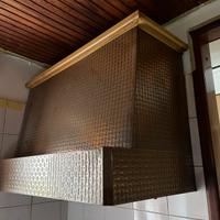 Cappa rivestita in rame