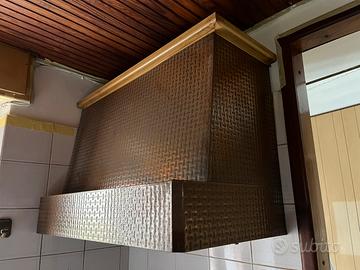 Cappa rivestita in rame