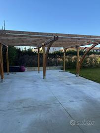 Pergolato in legno 6x5