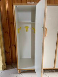 Armadietti in legno per bambini