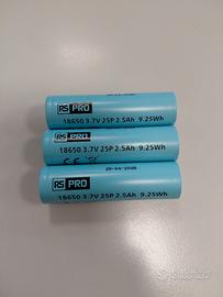 pila 18650 3.7v 2.5Ah