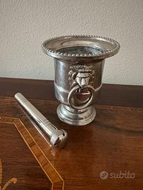 Antico mini aspersorio con secchiello