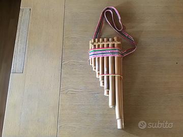 Flauto di Pan artigianale andino