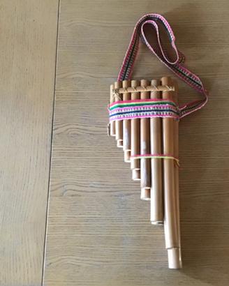 Flauto di Pan artigianale andino