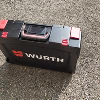 scatola con ganci per trapano o avvitatore