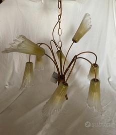 Lampadario vintage floreale SIL LUX