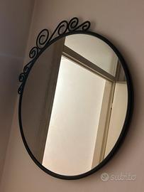 specchio rotondo da arredamento