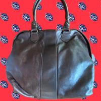 Borsa marrone testa di moro