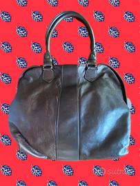 Borsa marrone testa di moro