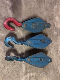 3 carrucole carichi pesanti