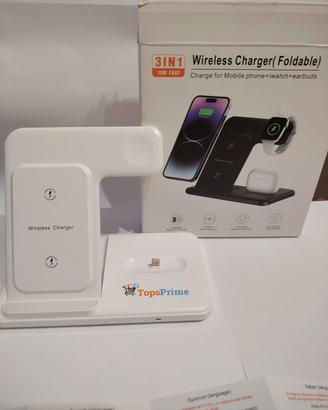 alimentatore wireless 3 in uno