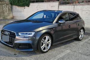 2018 Audi A3 Sportback SLine interno/esterno