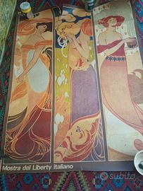Stampa,poster Mostra del Liberty Italiano 