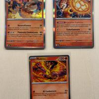 Starter collection pokemon fuoco