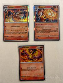 Starter collection pokemon fuoco
