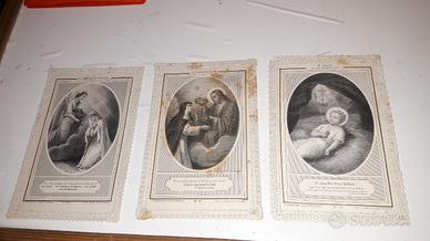 Lotto VI SANTINI MERLETTATI FRANCESI Pannier 900