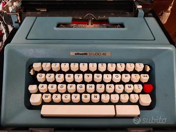 macchina da scrivere olivetti studio 46