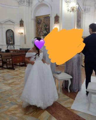 Abito prima comunione Merletto Francese