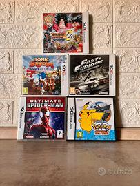 Lotto giochi Nintendo DS/3DS completi