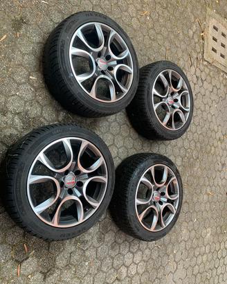 Pneumatici invernali 225/45 R17 + cerchi in lega