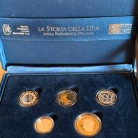 Cofanetto “La Storia della Lira” arg. - Editalia