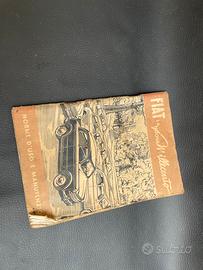Fiat Millecento manuale Uso e Manutenzione